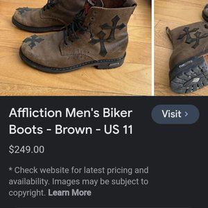 Affliction boots